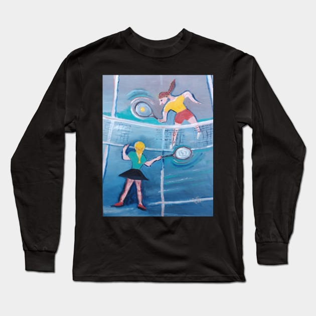Volley Long Sleeve T-Shirt by iragrit
